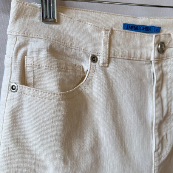 J MCLAUGHLIN WIDE LEG HI RISE JEANS NORMCORE MINIMALIST PREPPY CASUAL CLASSIC 2 - Picture 5 of 12